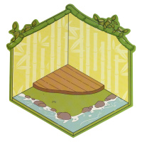 Наклейки-румбокс д/создания миниатюрных сцен 12,5*15см "Панда. Чайная церемония"