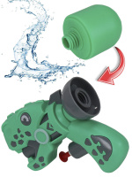 Водяное оружие. Пистолет "Динозавр"  15 см,  40 мл, дальность стрельбы 2 м