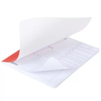 Тетрадь А5 48л ЛИН. Hatber "SoloMatte. Красный шелк" запечат.тит.лист, софт-тач