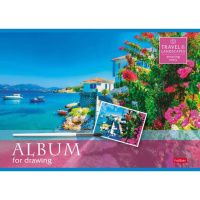 Альбом А4 48л  скрепка "Моменты вдохновения"  пл. 100 гр/м