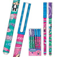 Ручка гелевая стираемая deVENTE "NicoNico:-) синяя, 0,5мм