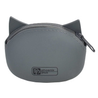 Кошелек (90*70*35) молния, силикон "Кот-ниндзя"