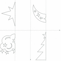 Набор для вырезания и оформления "Зимняя сказка": 24 модели