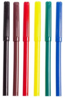 Фломастеры   6цв "Hatber. Кис-Кис" вентилир.колпачок