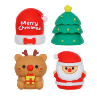 Точилка фигурная 3см "Новогодняя" 4 дизайна