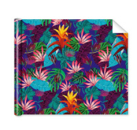 Бумага упаковочная 70*100см "Тропические цветы"