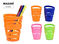 Подставка наст. "ABRIS" пластик., 12*8,5см, ассорти 4 вида