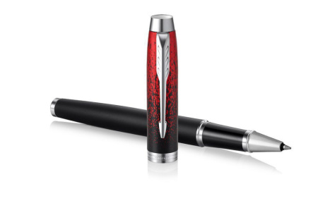 Parker IM SE Роллер T320 Red Ignite F черные чернила