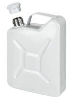 Фляжка  подарочная 150мл "Горючее" белая