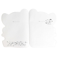 Блокнот 180*255мм  40л скоба "Коала" точка, вырубка