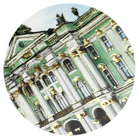 Скетчпад 195*195мм  40л., гребень, 100гр/м2 "Эрмитаж"