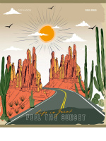 Тетрадь А5  96л кл. Проф-Пресс "Закат и природа" белизна 100%