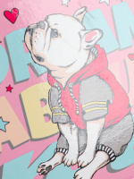 Пенал 1 отд. (190*115*25) молния, лам.картон "Мечтательный песик"