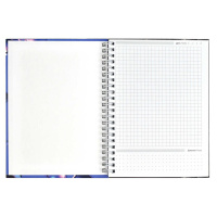 Блокнот А5 7БЦ гребень  80л "Очки" кл., мат.лам.