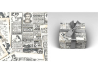 Бумага упаковочная 70*100см  "Газета"