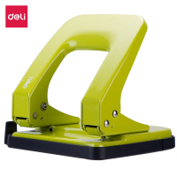 Дырокол Deli  35 лист., металл, ассорти