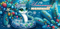 Конверт для денег "Год Змеи. Исполнения желаний!"