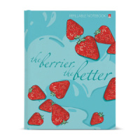 Тетрадь А5 80л кл. на кольцах Альт "Клубника в сливках"