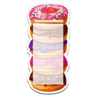 Блок д\записи на магните (120*255мм) "Мои заметки" 40л, ассорти