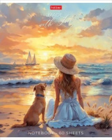 Тетрадь А5  60л ЛИН. Hatber "В хорошей компании" софт-тач, 5 диз.в блоке