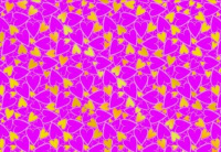 Картон поделочный А4 5 листов с тиснением "Сердечки"