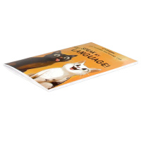 Тетрадь д/записи иностр. слов А6  32л, скоба "Два кота" глянц.лам., закладка