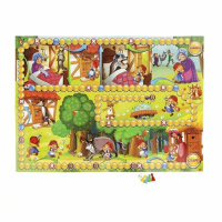 Игра с фишками 300*420 мм "Красная шапочка" в пакете 3+