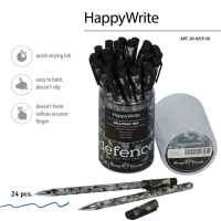 Ручка шар. BV "HappyWrite. Военный паттерн. Самолеты" 0.5мм, синяя