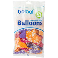 Шар шелкография пастель 14" С ДР Кексы