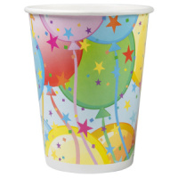 Стакан бум. "Шары" 250 мл, 6 шт.