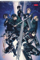 Альбом А4 30л гребень "Атака Титанов. Сезон 4" мат.лам., 3Dфольга, перф.на отрыв, пл. 100 гр/м