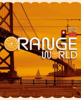 Тетрадь А5  96л кл. Hatber "Оранжевый мир" мат.лам., белизна 100%