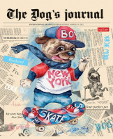 Тетрадь А5 48л кл. Hatber "Мопс_LIFE", белизна 98%