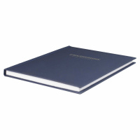 Ежедневник недат А5 7БЦ,  96л. "Начни действовать. Голубой" тисн.фольгой, софт-тач