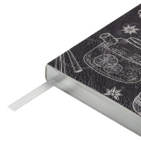 Ежедневник недат. А6 128л., мягк.обл., иск.кожа "Caffe nero. Time" ляссе