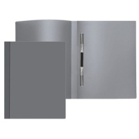 Папка c пружин. скоросш. пластик. 0,50мм, серая