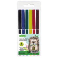 Фломастеры   6цв "Hatber. Хорошо быть ёжиком" вентилир.колпачок