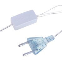 Гирлянда электрическая  9м 100LED, прозрачный шнур, вьюн, 220В, голубой/белый