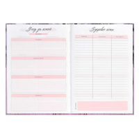 Записная книжка женщины А5 80л. 7БЦ "Нежные цветы" мат.лам., тисн.фольгой