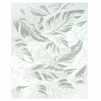 Картина по номерам на холсте с поталью 40*50см "Перья"