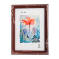 Фоторамка дерево 13*18см. №1702 (Темно-коричневая)