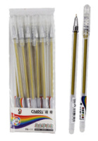 Ручка гелевая Basir золото, 0,6мм