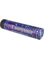 Хлопушка пневматическая 20см серпантин (фольга)