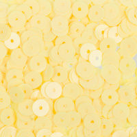 Пайетки круглые 6мм 10гр "Zlatka" св. желтый