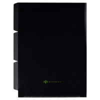 Папка уголок 3-х уровн. А4 "Авокадо" 220*310мм, пластик