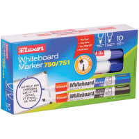 Маркер для белой доски 1-3мм синий, Luxor "750" пулевидный наконечник