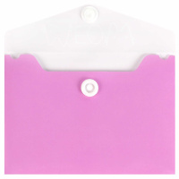 Конверт на кнопке  с рисунком 105*74мм, Надпись кот