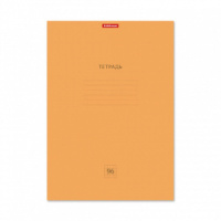 Тетрадь А4  96л кл. скоба Erich Krause "Классика" Neon оранжевая