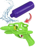 Водяное оружие. Пистолет 23 см,  108 мл, дальность стрельбы 5-7 м