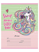 Тетрадь А5 12л кл. Проф-Пресс "Прекрасный единорог" 5 диз.в спайке